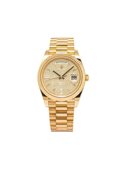 Мужские часы rolex day-date 40 мм, 18 к, подержанные