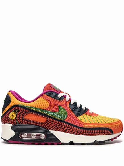 Кроссовки Nike Air Max 90 Dia de Los Muertos с низким берцем orange