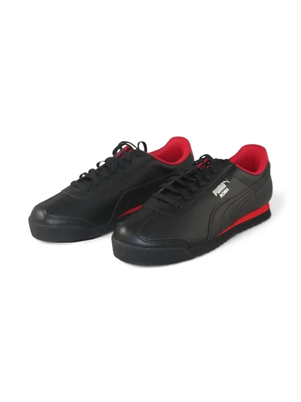 Кроссовки для мальчиков Puma Kids Roma GS, черно-красные