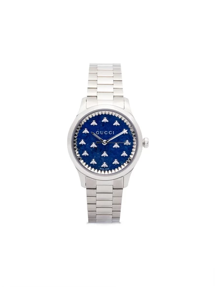 Женские часы Gucci G-Timeless 32 мм, синий циферблат