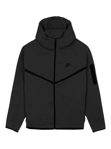 Мужская ветровка Nike Tech с капюшоном, черная