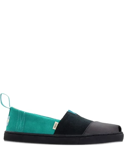 Женские слипоны TOMS Alpargata Cupsole, черные/бирюзовые