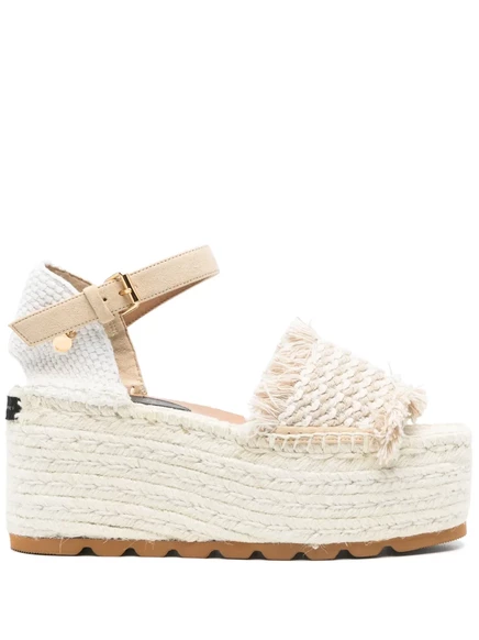 Эспадрильи Stella McCartney Gaia 80 мм, бежевые