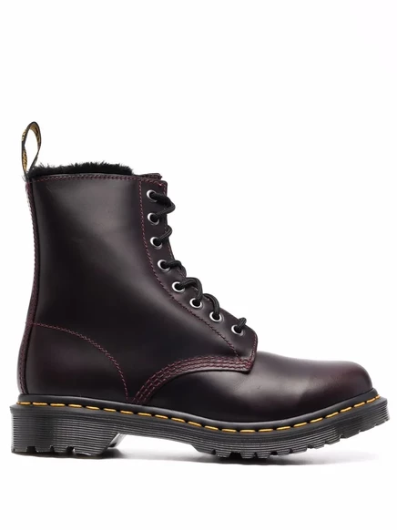 Женские берцы Dr. Martens Serena 1460, красные