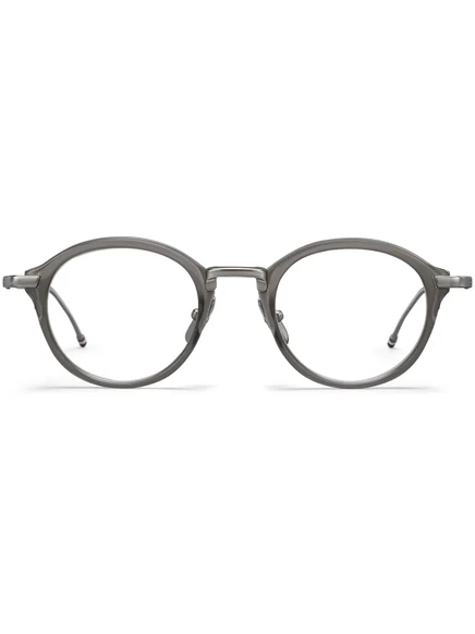 Очки в круглой оправе Thom Browne Eyewear silver