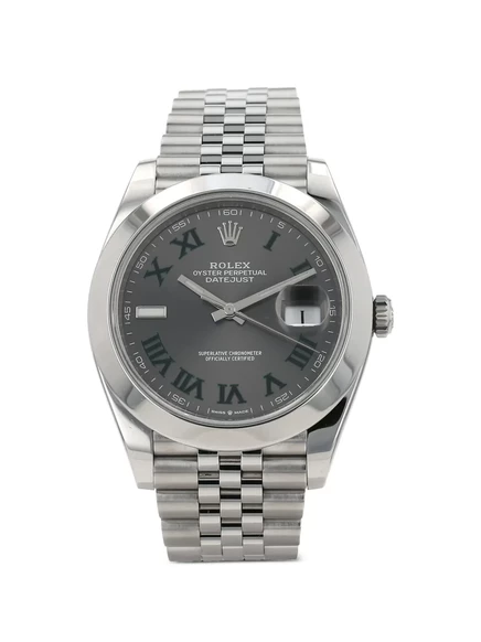 Мужские часы Rolex Datejust 41 мм, серебристые