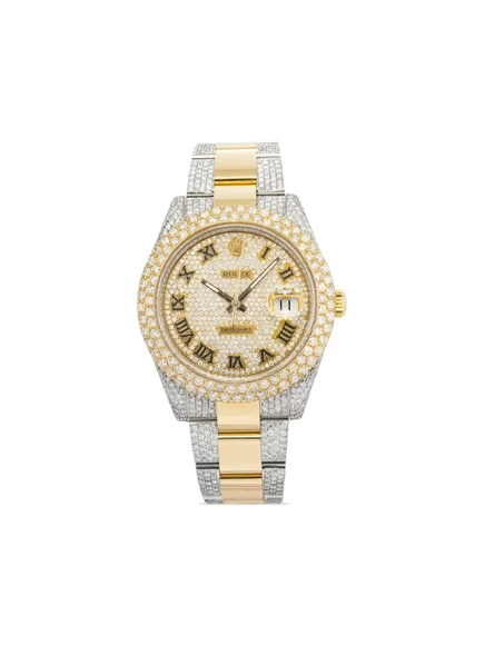 Мужские часы Rolex Datejust 41 мм сталь/золото, бриллианты