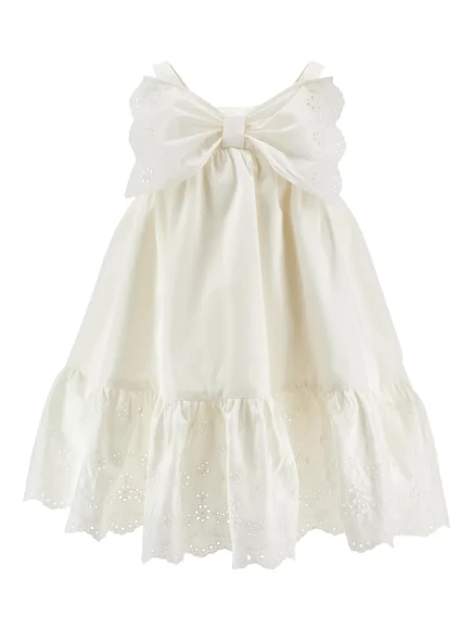 Платье Monnalisa с бантом от broderie