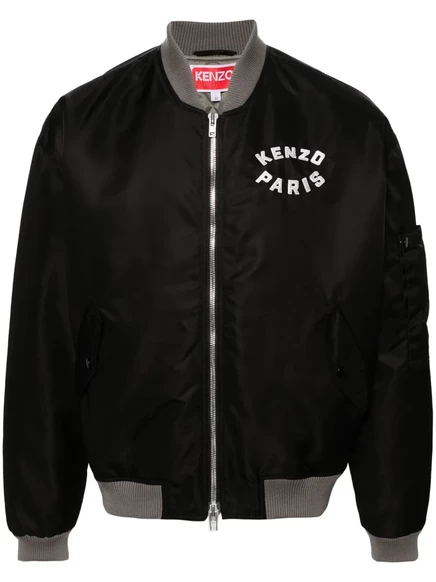 Куртка-бомбер с вышивкой Kenzo Lucky Tiger black