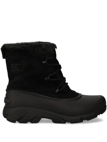 Женские сапоги Sorel Snow Angel с меховой отделкой, черные