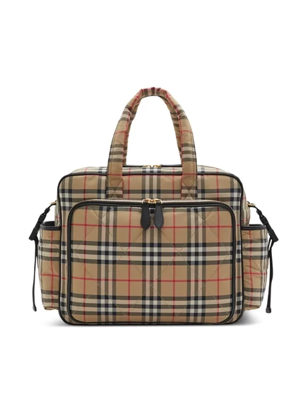 Сумка для пеленания Burberry Kids Vintage Check, бежевая