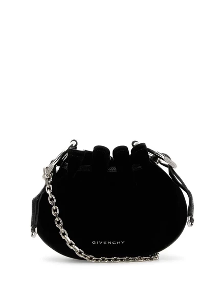 Мини-сумка Givenchy Pumpkin через плечо, чёрная