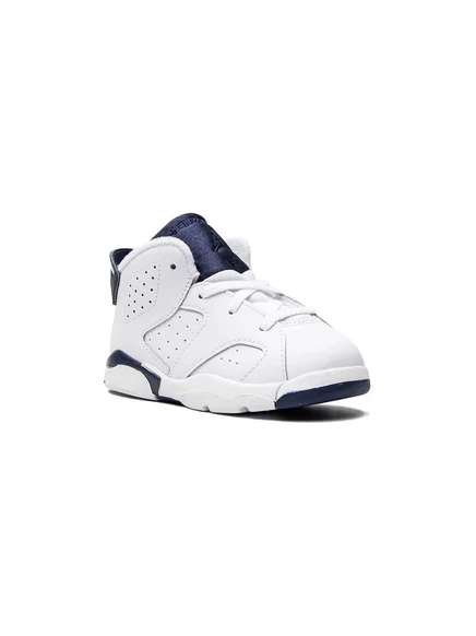 Детские кроссовки Jordan Air Jordan 6 Retro «Midnight Navy», белые