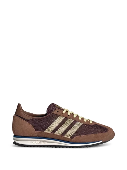 Женские кроссовки Adidas SL 72 OG со стразами, коричневые