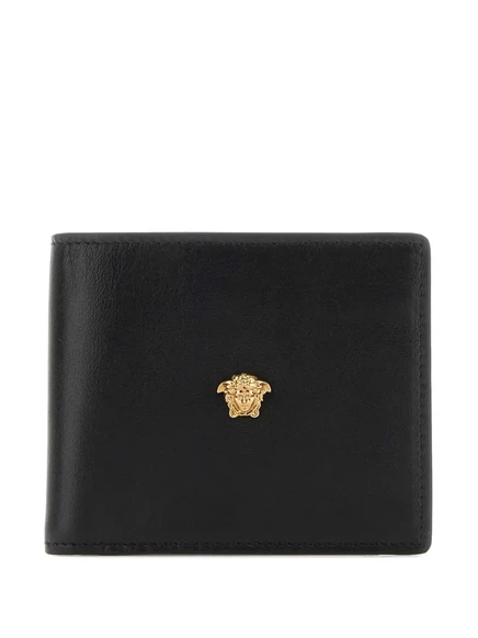Мужской кошелек Versace La Medusa кожаный, черный