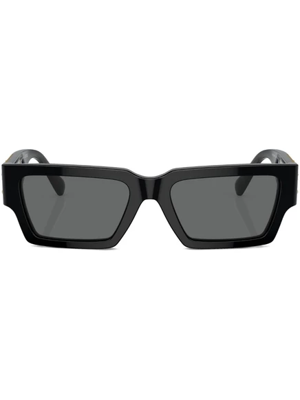 Солнцезащитные очки Versace Eyewear Medusa Head прямоугольные, черные