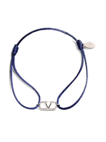 Мужской браслет Valentino Garavani VLogo Signature, синий