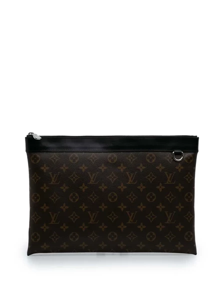 Унисекс клатч Louis Vuitton Pochette GM, коричневый