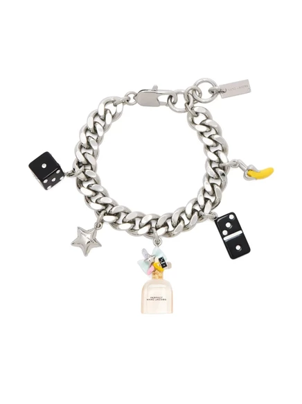 Браслет Marc Jacobs The Mini Icon, серебристый