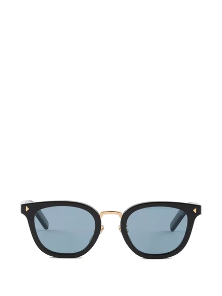 Мужские солнцезащитные очки Prada Eyewear, круглые, черные