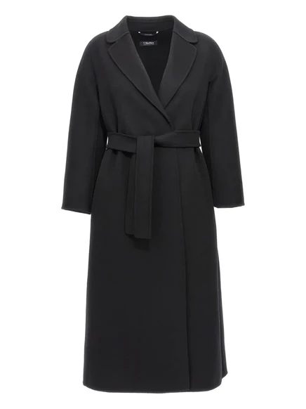 Женское пальто Max Mara Esturia с поясом, черное
