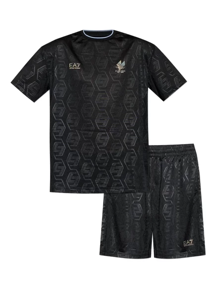 Мужская футболка EA7 Emporio Armani, набор 2 шт., черная