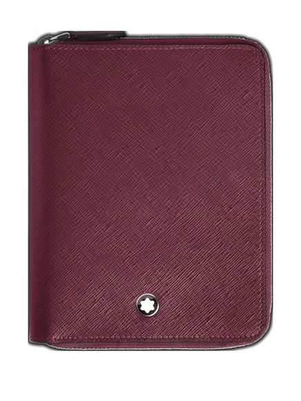 Портновская сумка-футляр для ручек Montblanc на молнии red