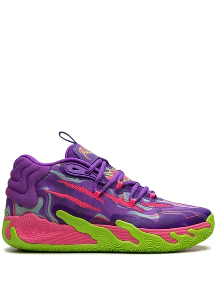 Унисекс кроссовки Puma MB.03 Toxic, фиолетово-зеленые