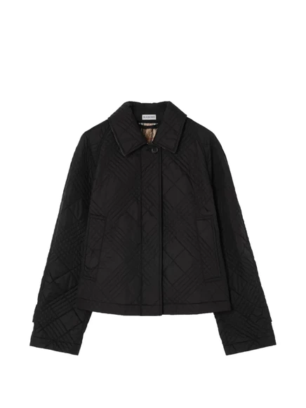 Женская куртка Burberry Tiffield стеганая, черная