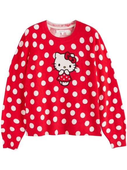 Женский свитер Chinti & Parker Hello Kitty, красный