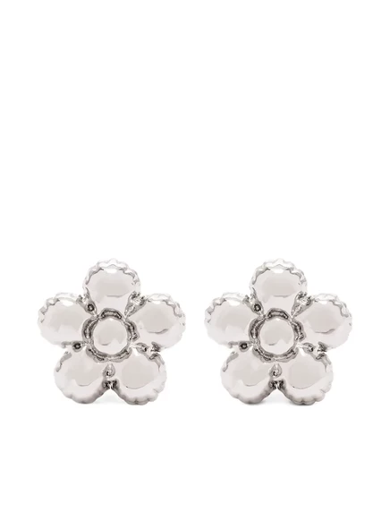 Женские серьги-гвоздики Marc Jacobs Daisy, серебристые