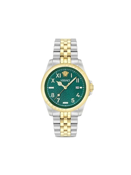 Мужские часы Versace Anteo 41 мм, сталь, зеленые
