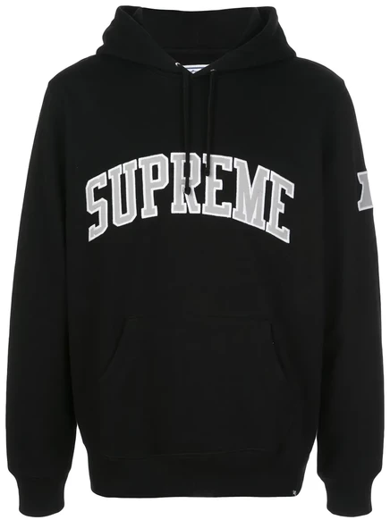 Мужская толстовка Supreme '47 с капюшоном, черная