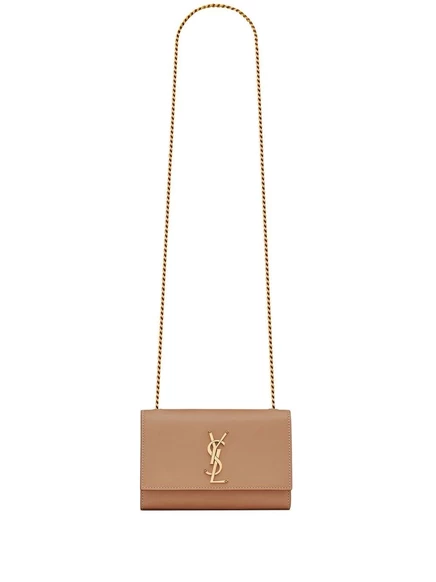 Маленькая сумка через плечо Kate от Saint Laurent brown