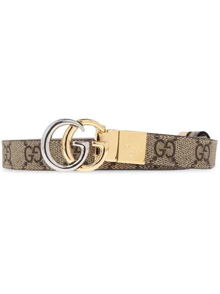 Женский ремень Gucci GG Marmont двусторонний