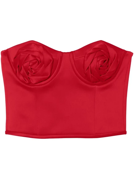 Женский корсет Marc Jacobs The Duchess из сатина, красный