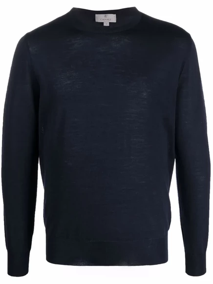 Свитер тонкой вязки Canali blue