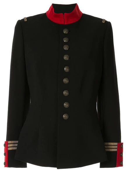 Приталенная военная куртка из коллекции Ralph Lauren black
