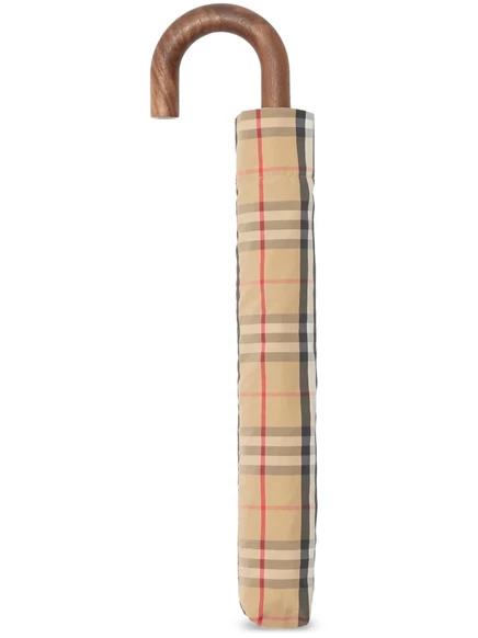 Зонт складной Burberry Vintage Check, бежевый