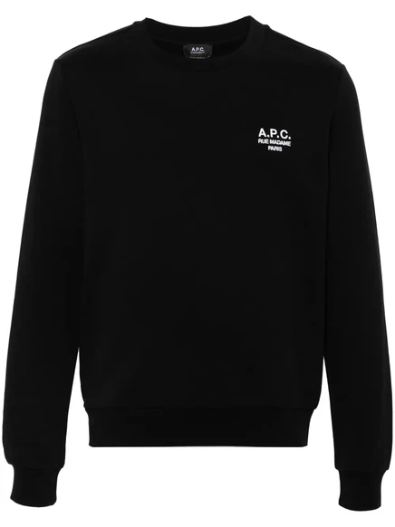 Унисекс толстовка A.P.C. Standard Rue Madame из хлопка, черная