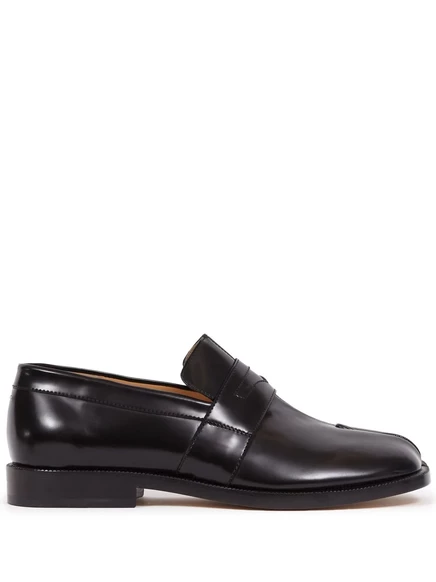 Женские лоферы Maison Margiela Tabi из кожи, черные