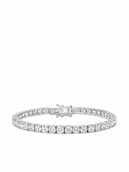 Женский браслет Pragnell 18K с бриллиантами, серебристый