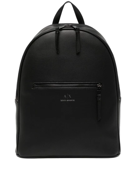 Мужской рюкзак Armani Exchange с карманом на молнии, черный