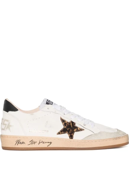 Звездные кроссовки Golden Goose Ball white