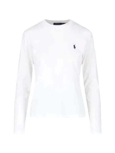 Женский лонгслив Polo Ralph Lauren Classic Fit, белый