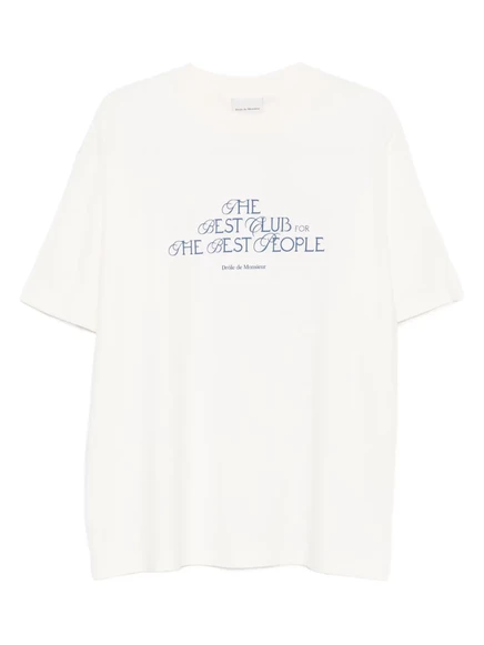 Футболка с надписью Drôle De Monsieur neutrals