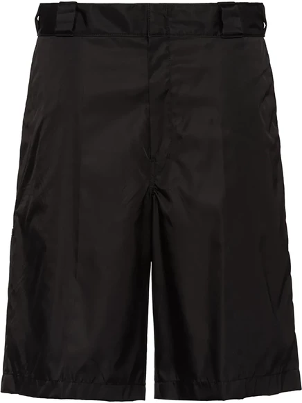 Мужские бермуды Prada Re-Nylon, черные