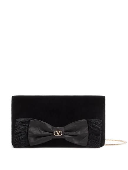 Женский клатч Valentino Garavani Vlogo Signature, черный