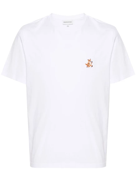 Унисекс футболка Maison Kitsuné Speedy Fox, белая
