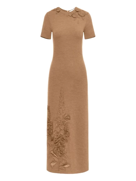 Женское платье Oscar de la Renta Foxglove, коричневое